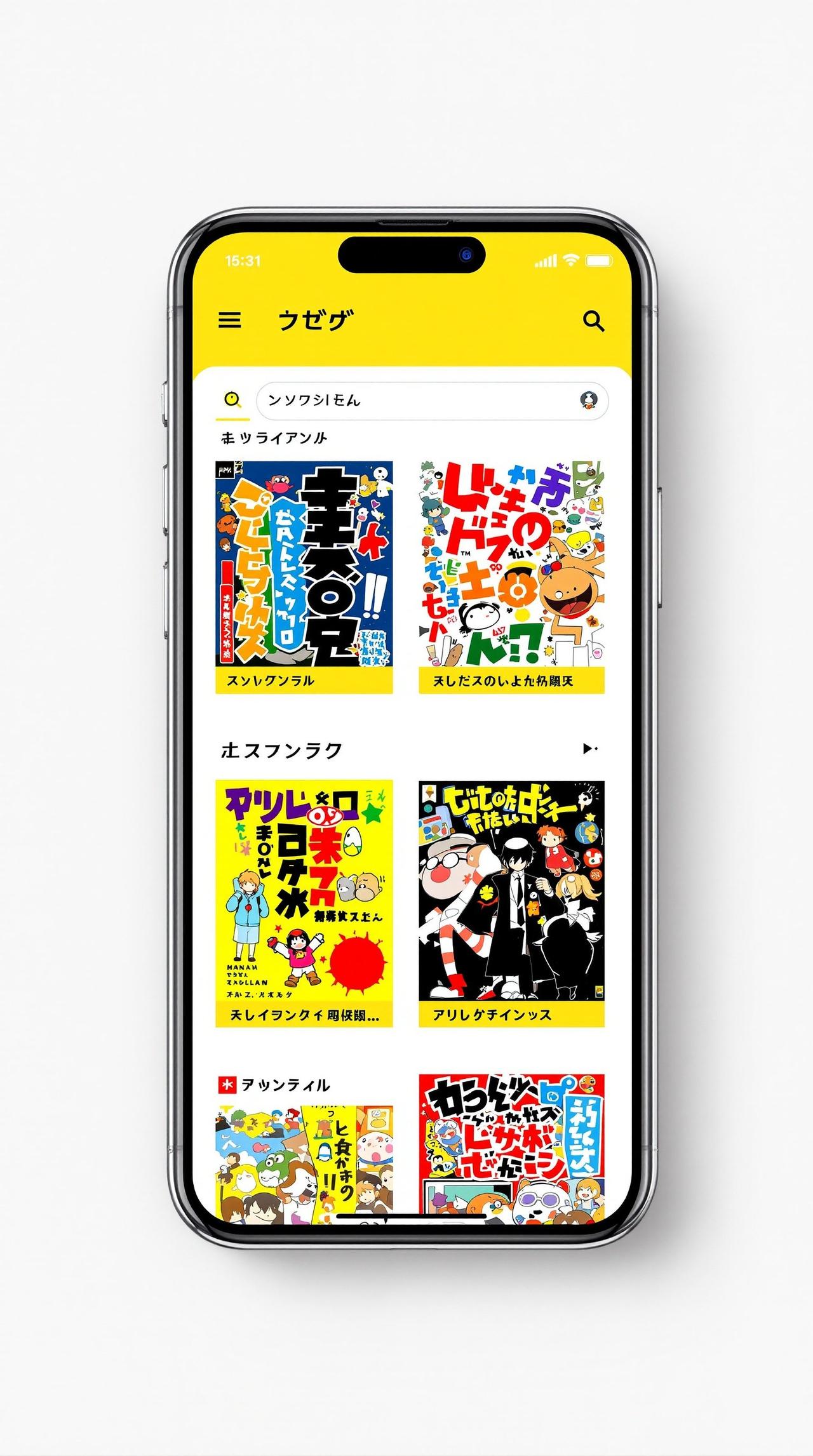 36漫画APP界面展示 - 漫画书架